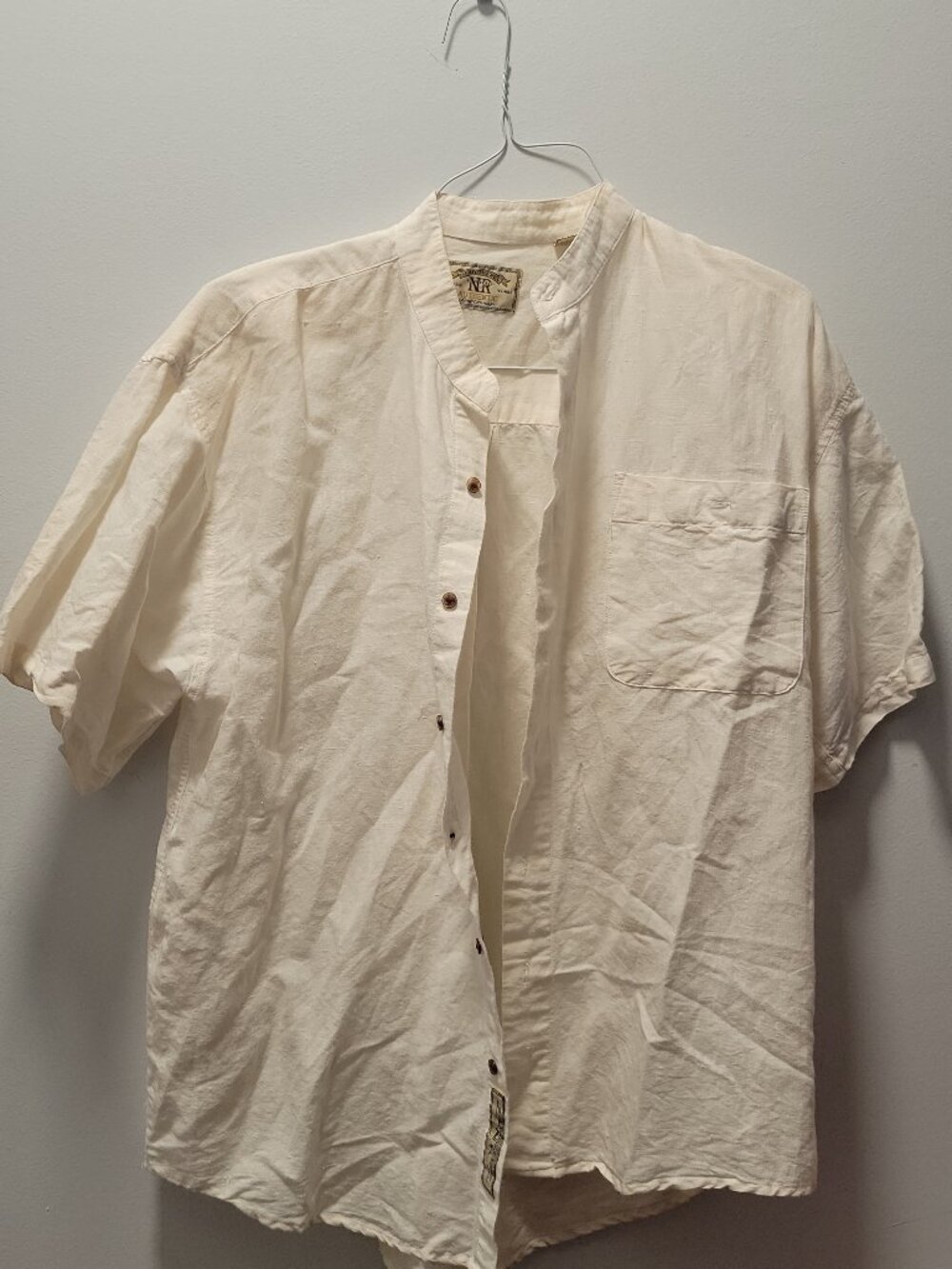 New River Sportswear Shirt - large - linen,classic,beach,fishing,resort,summer